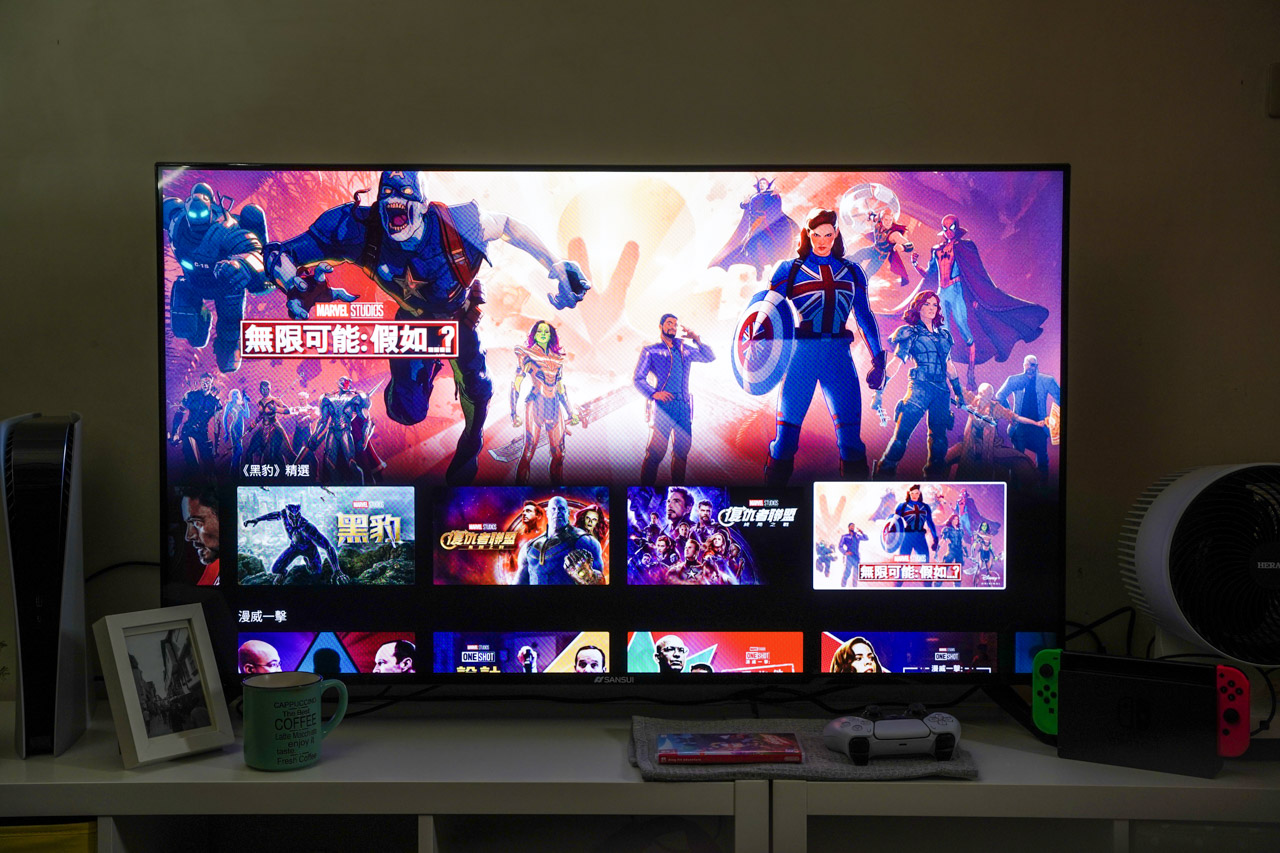 SANSUI 山水 50型 Google 認證4K HDR雙杜比智慧聯網液晶顯示器 SU49GT88 搭載 Android 11系統，遊戲性能方面很大方給了 4 個 HDMI 端子，螢幕也有 4K 60Hz 的不錯規格表現，如果有在玩遊戲的話可以說是平價顯示器的最佳選擇之一。